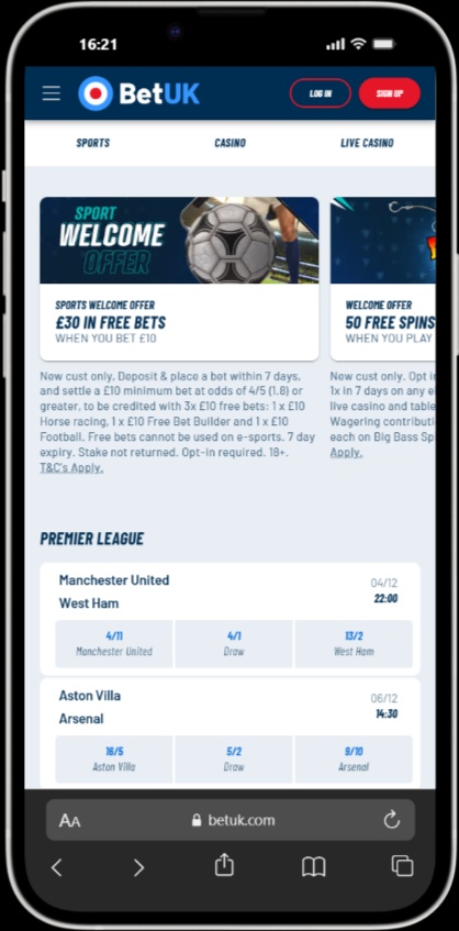 Bet UK screenshot 5