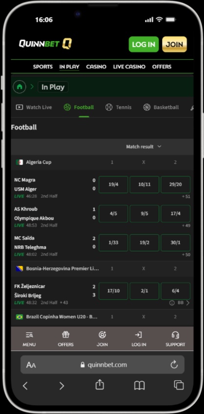 QuinnBet screenshot 5