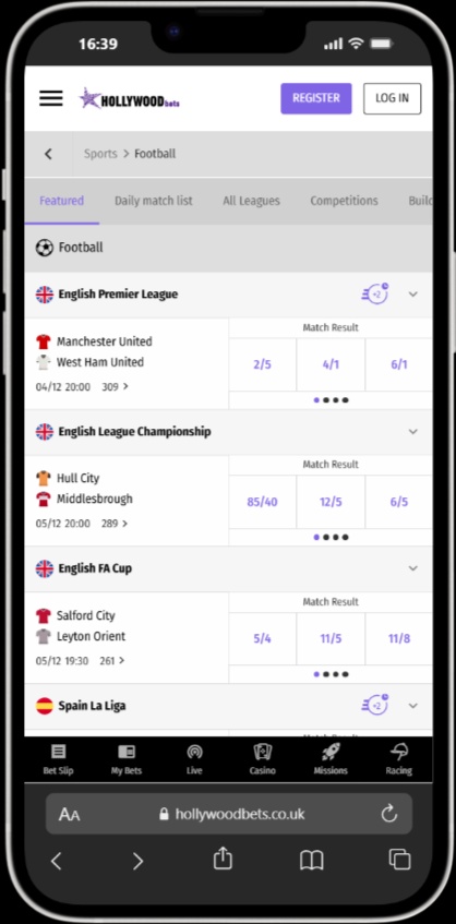Hollywoodbets screenshot 5