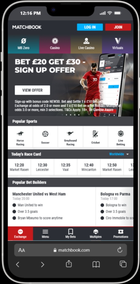 Matchbook screenshot 5