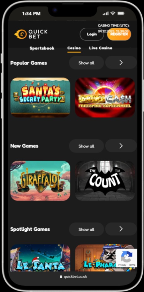 QuickBet screenshot 5