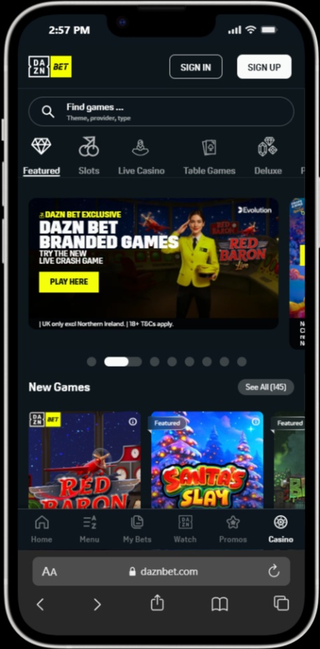 DAZN Bet screenshot 5