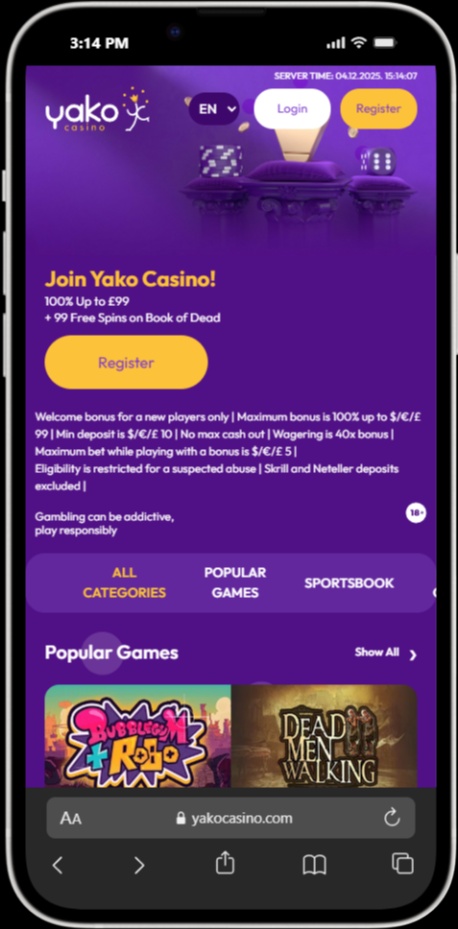 Yako Casino screenshot 5