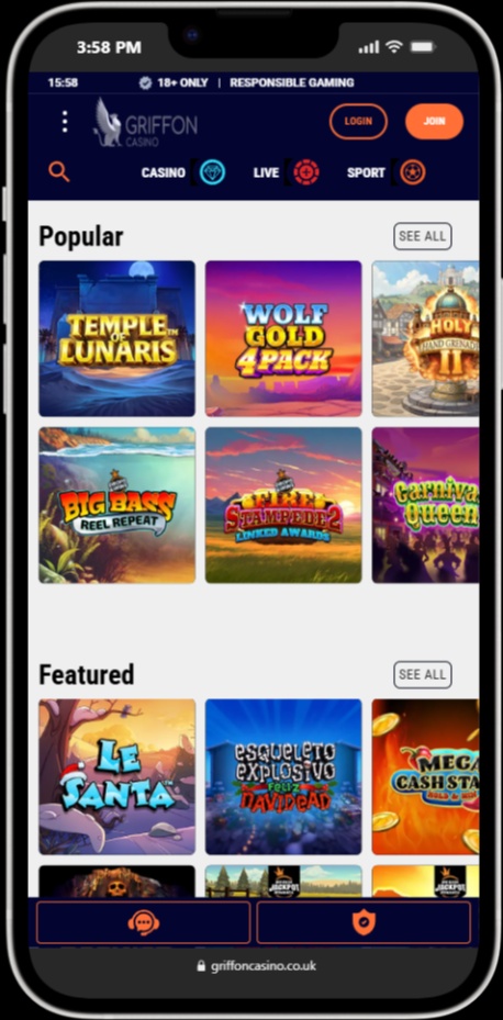 Griffon Casino screenshot 5