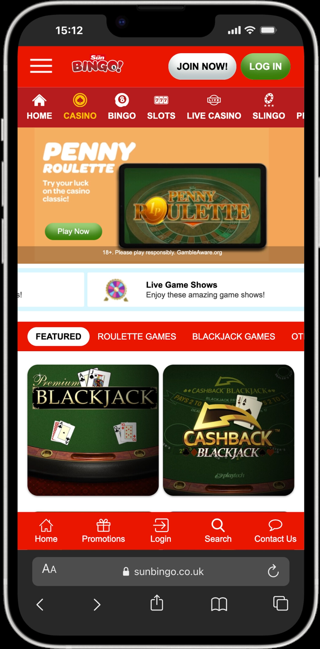 Sun Bingo screenshot 5