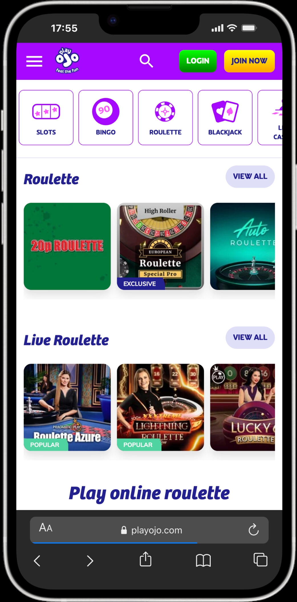 PlayOJO screenshot 5