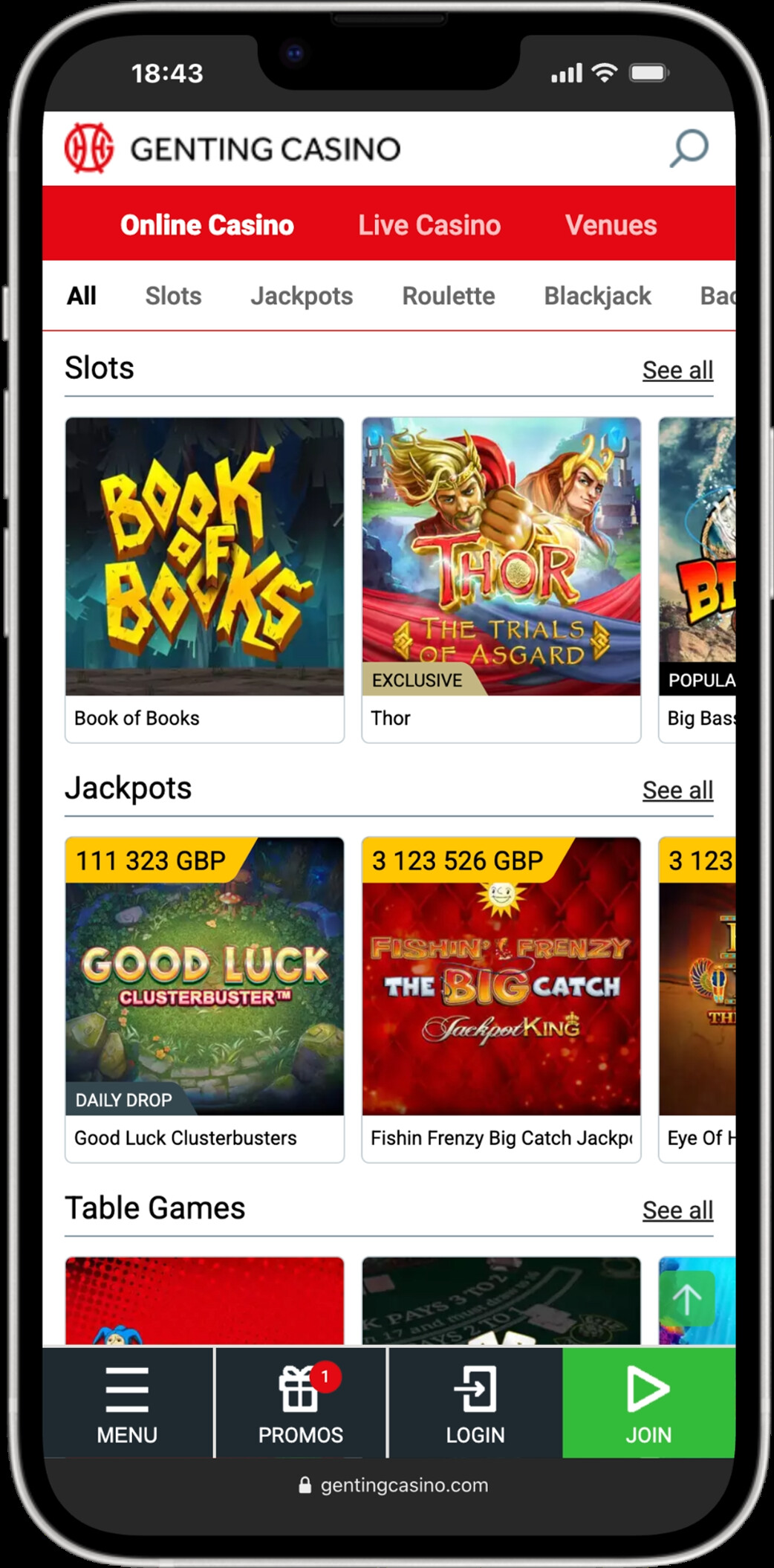 Genting Casino screenshot 5