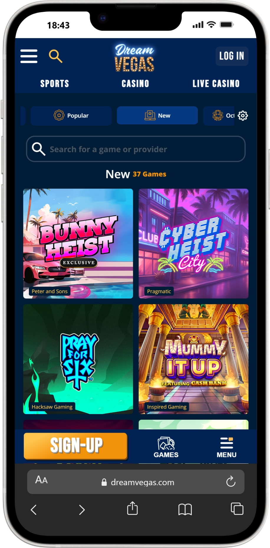 Dream Vegas screenshot 5