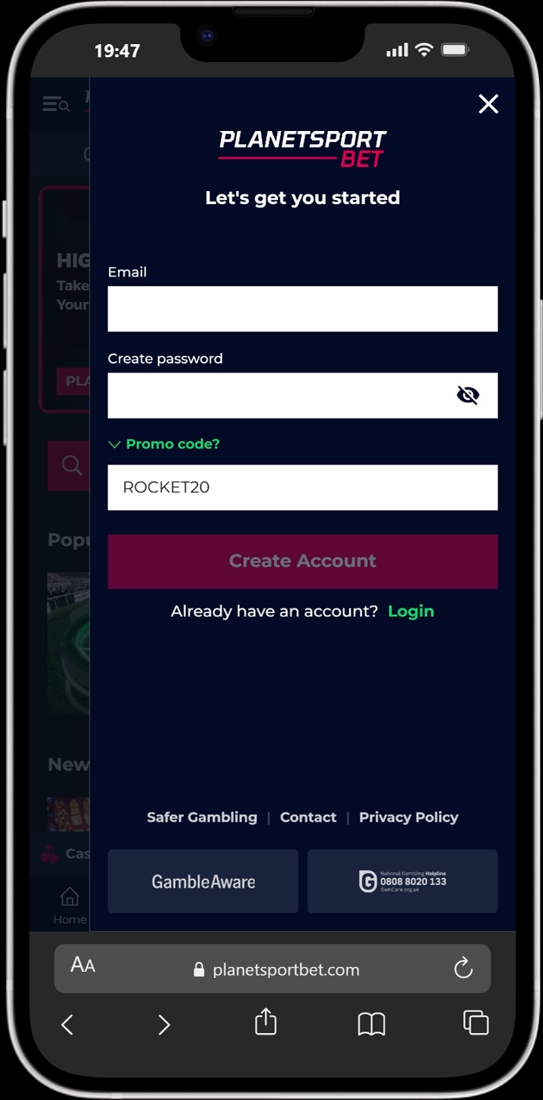 Planet Sport Bet screenshot 6