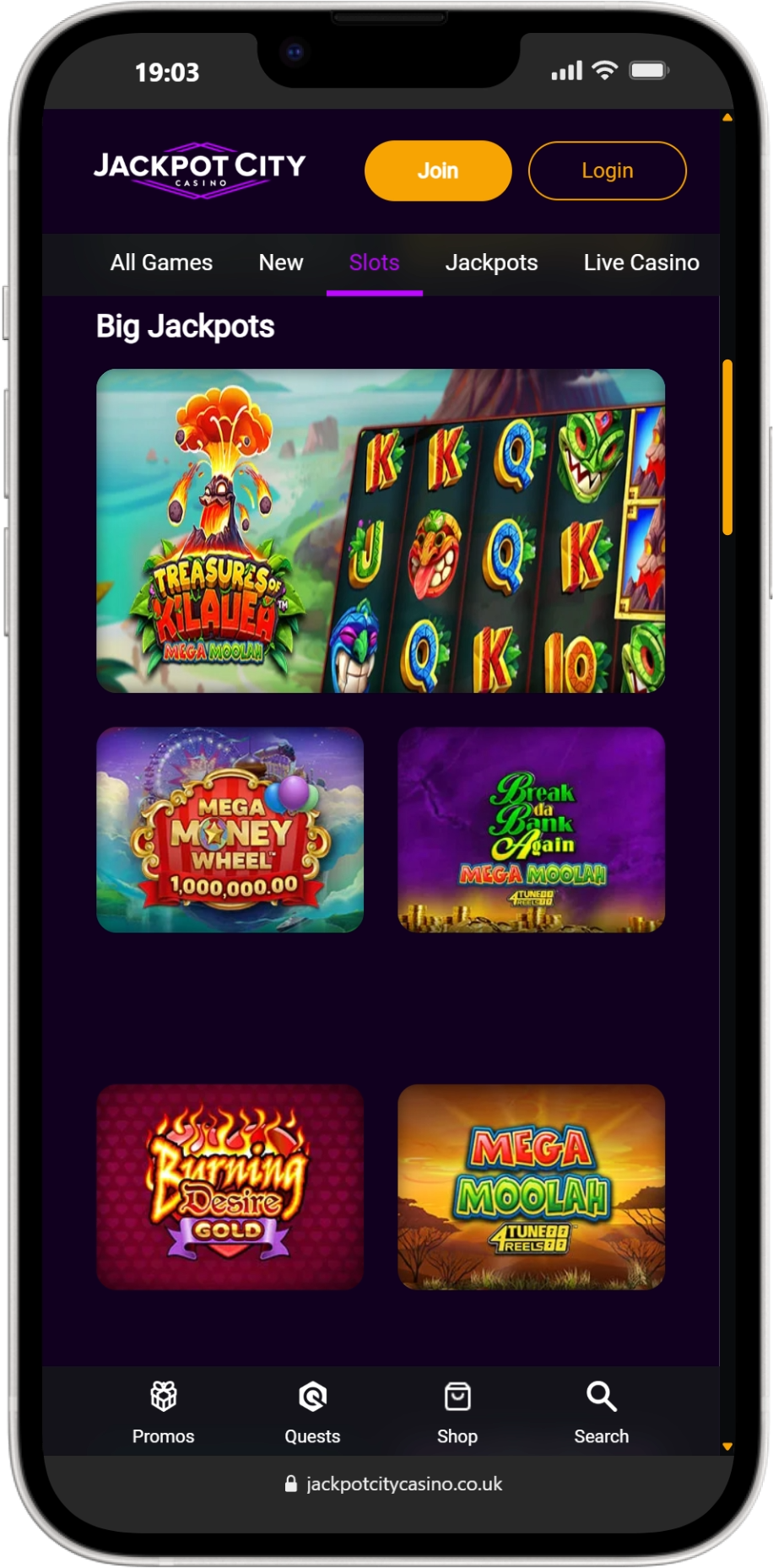 JackpotCity screenshot 5