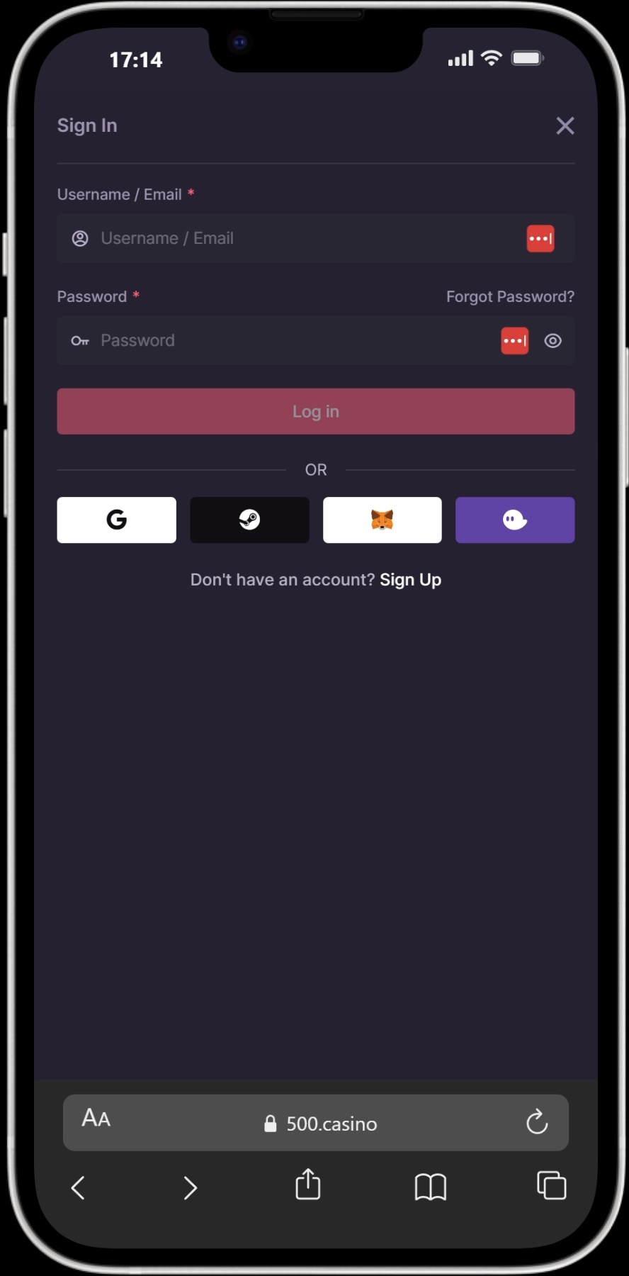 500 Casino screenshot 6