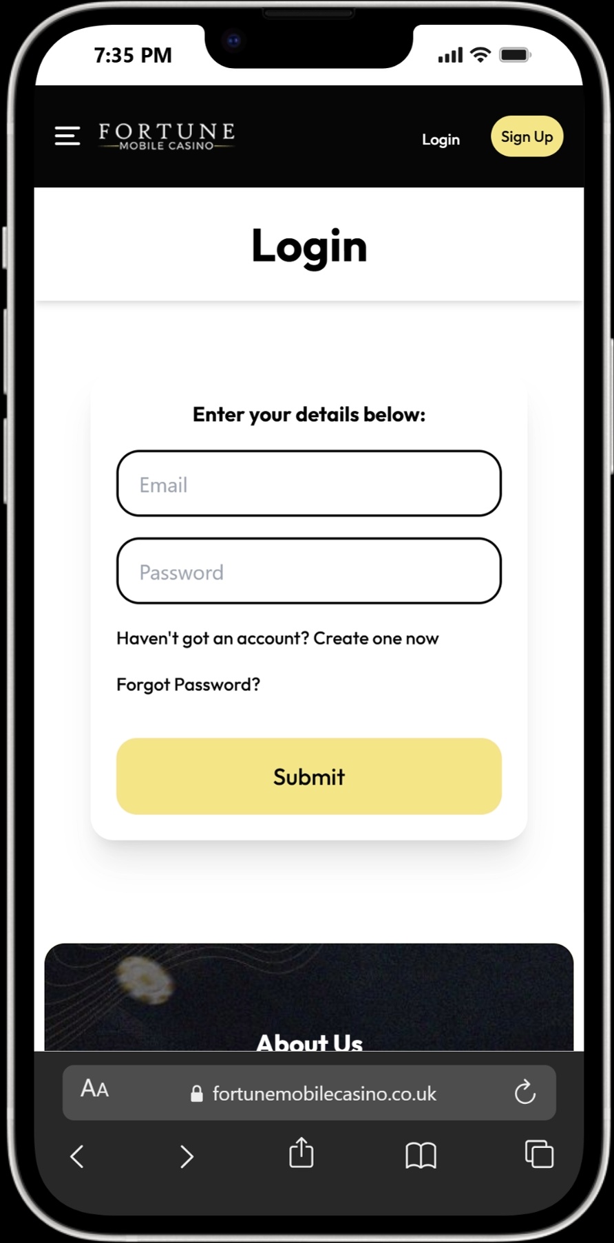 Fortune Mobile Casino screenshot 6