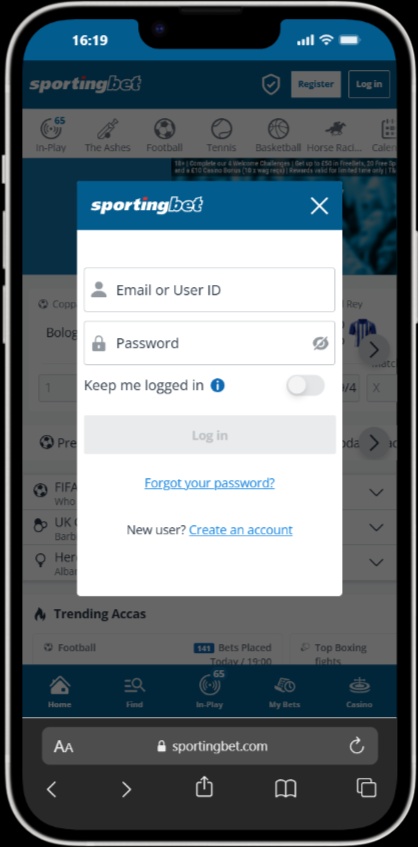 Sportingbet screenshot 6
