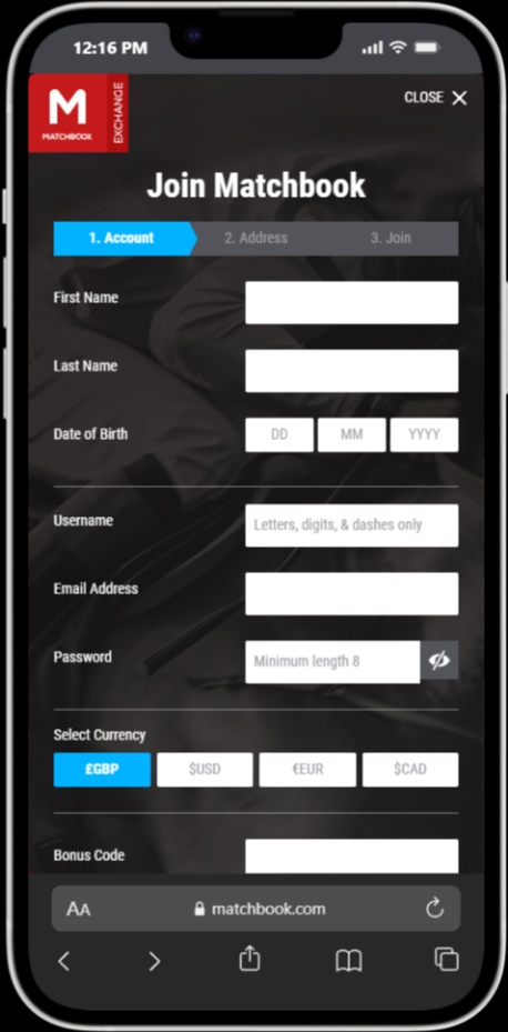 Matchbook screenshot 6