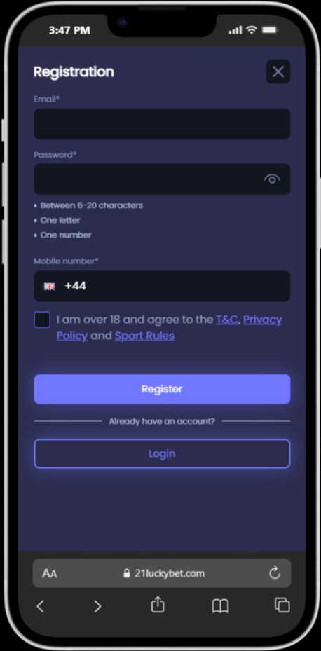 21LuckyBet screenshot 6