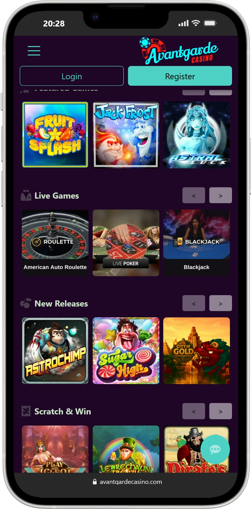 Avantgarde Casino screenshot 5