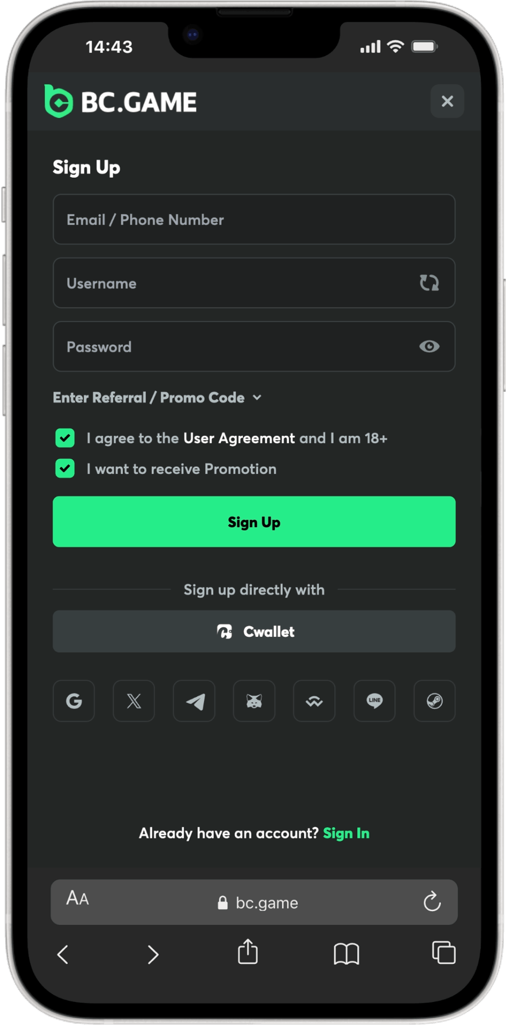 BC.Game screenshot 6