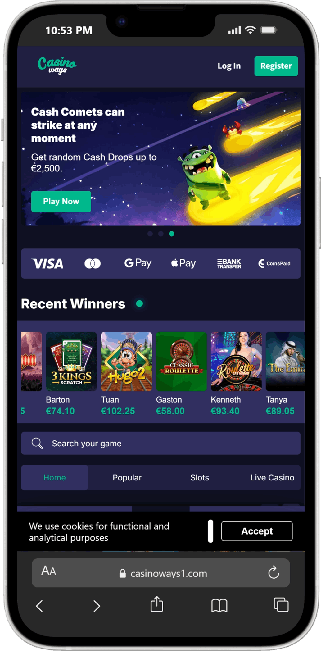 CasinoWays screenshot 5