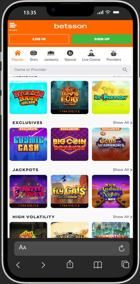 Betsson screenshot 5