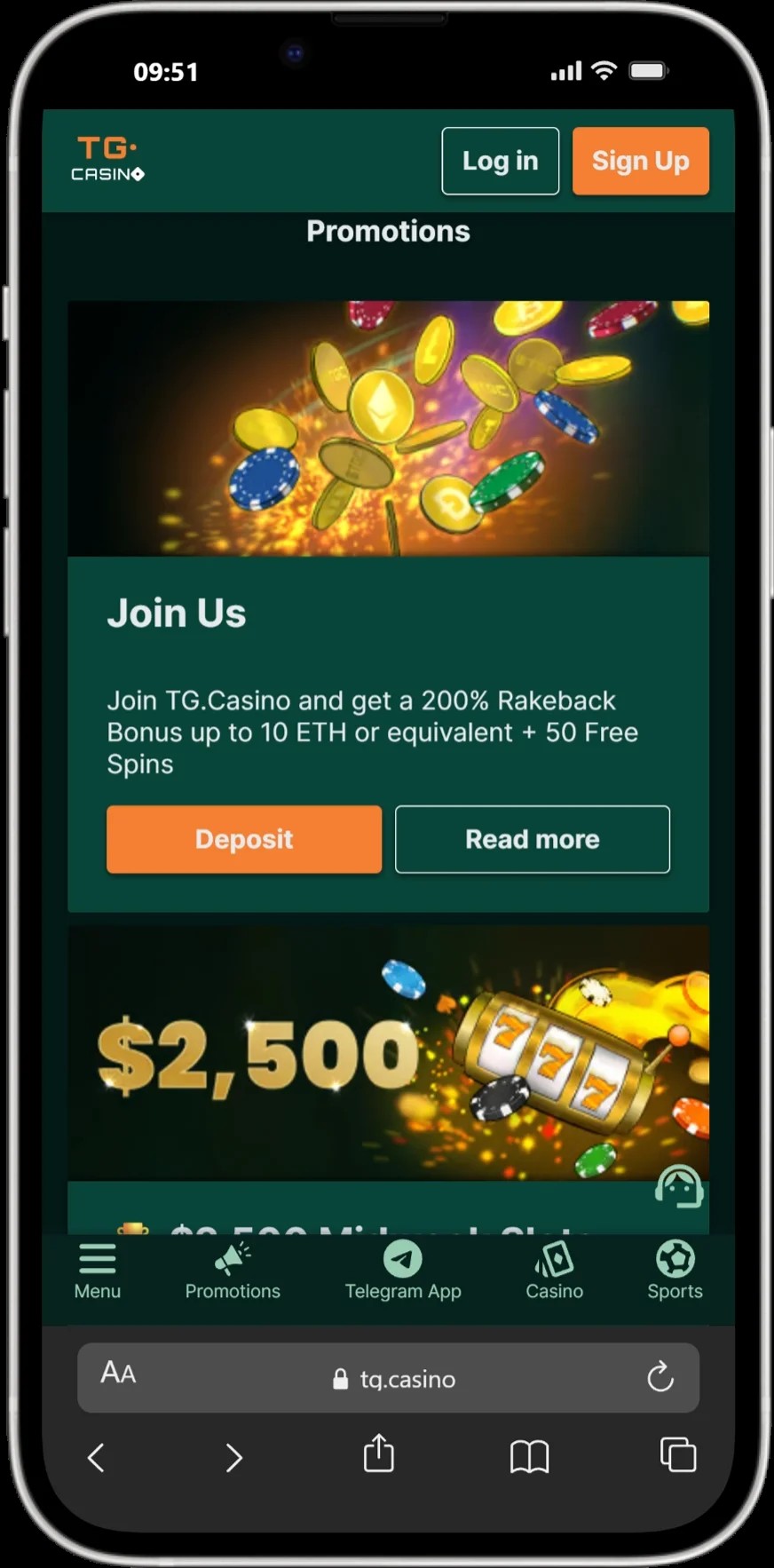 TG Casino screenshot 5
