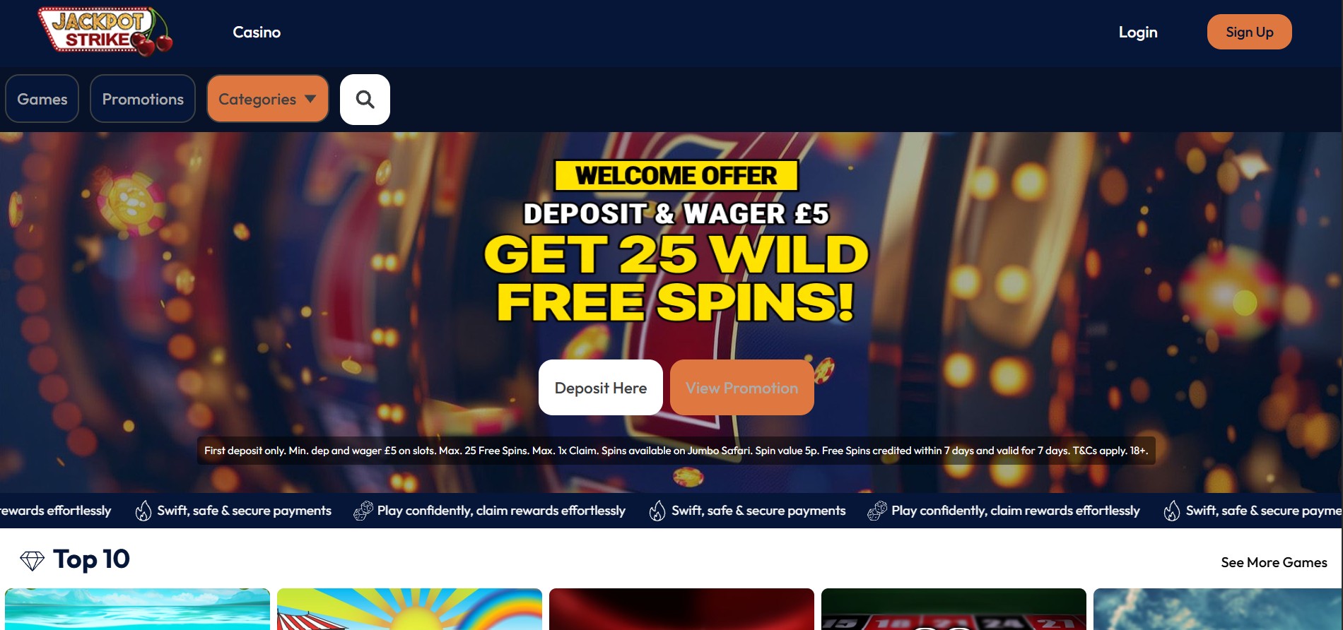 Jackpot Strike screenshot 1