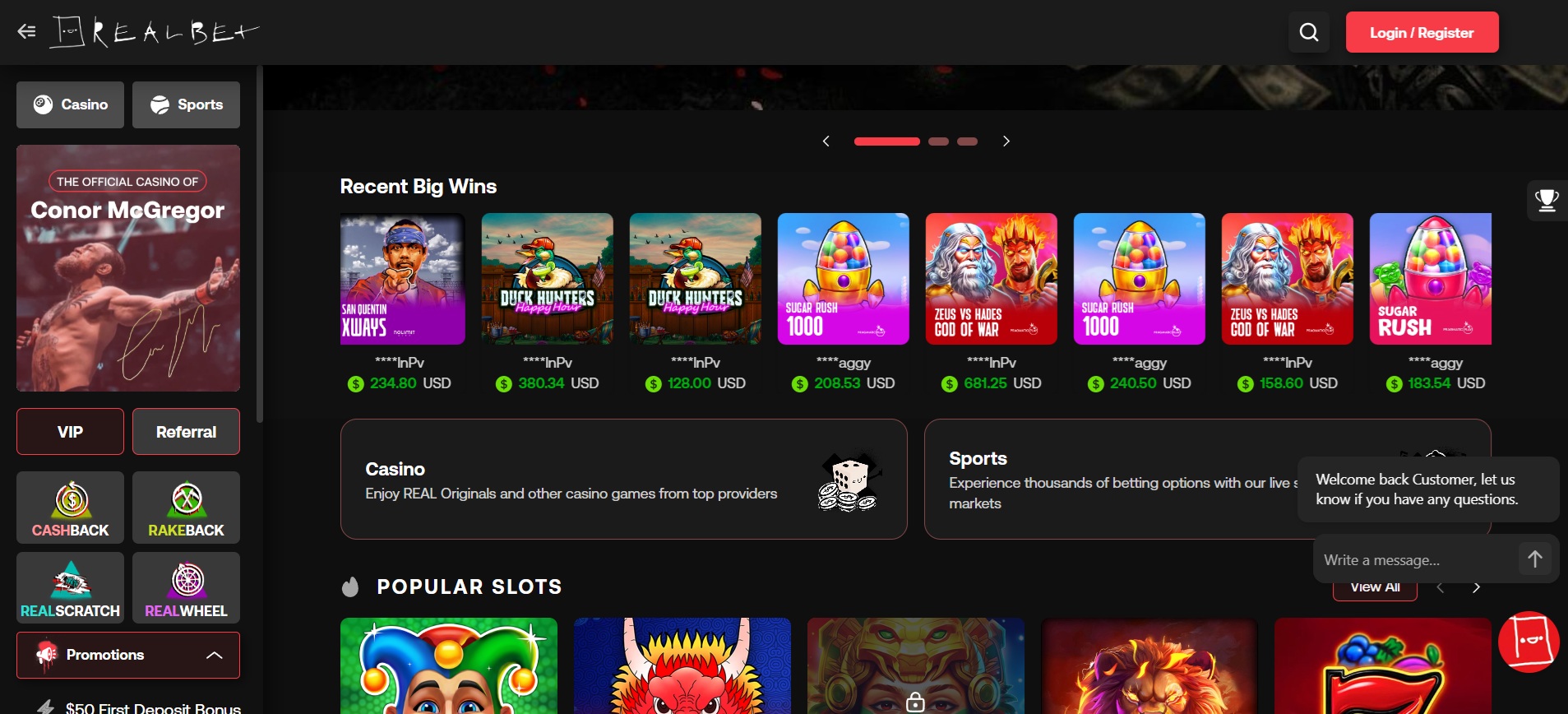 RealBet screenshot 1