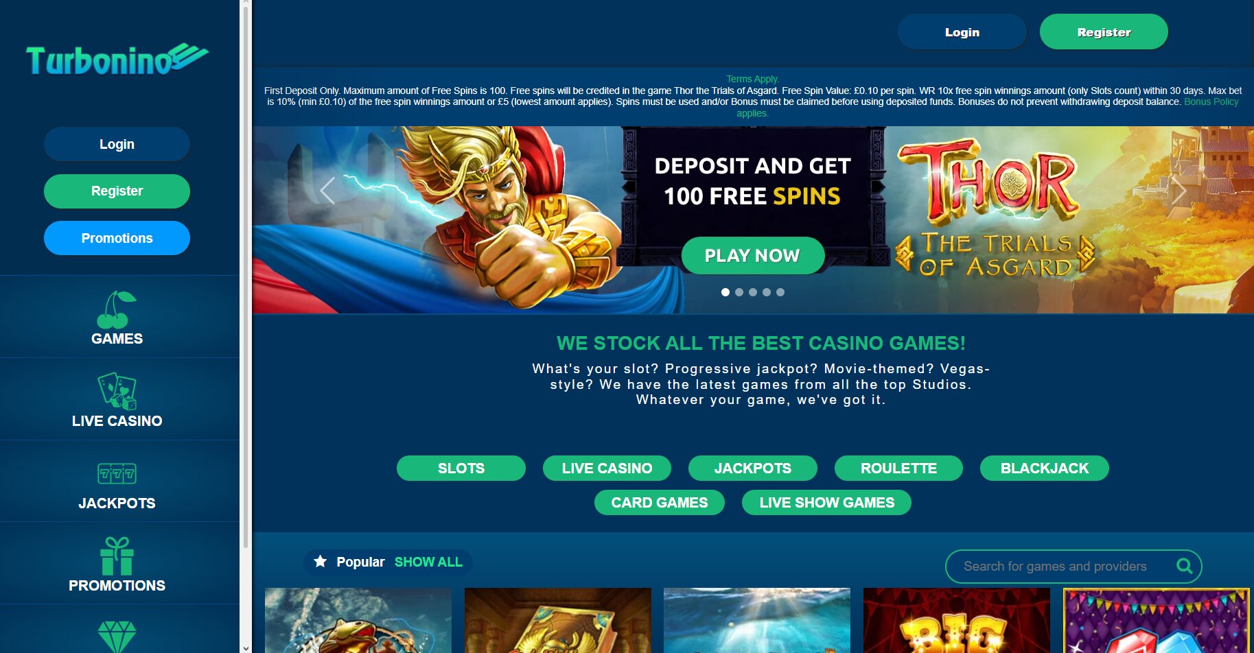 Turbonino screenshot 1