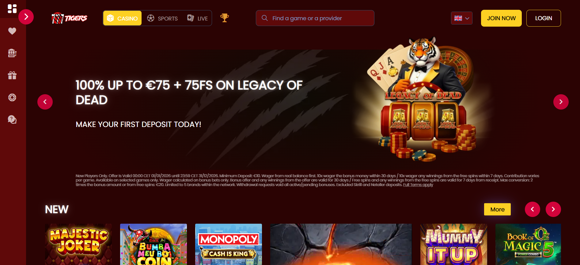 777Tigers screenshot 1