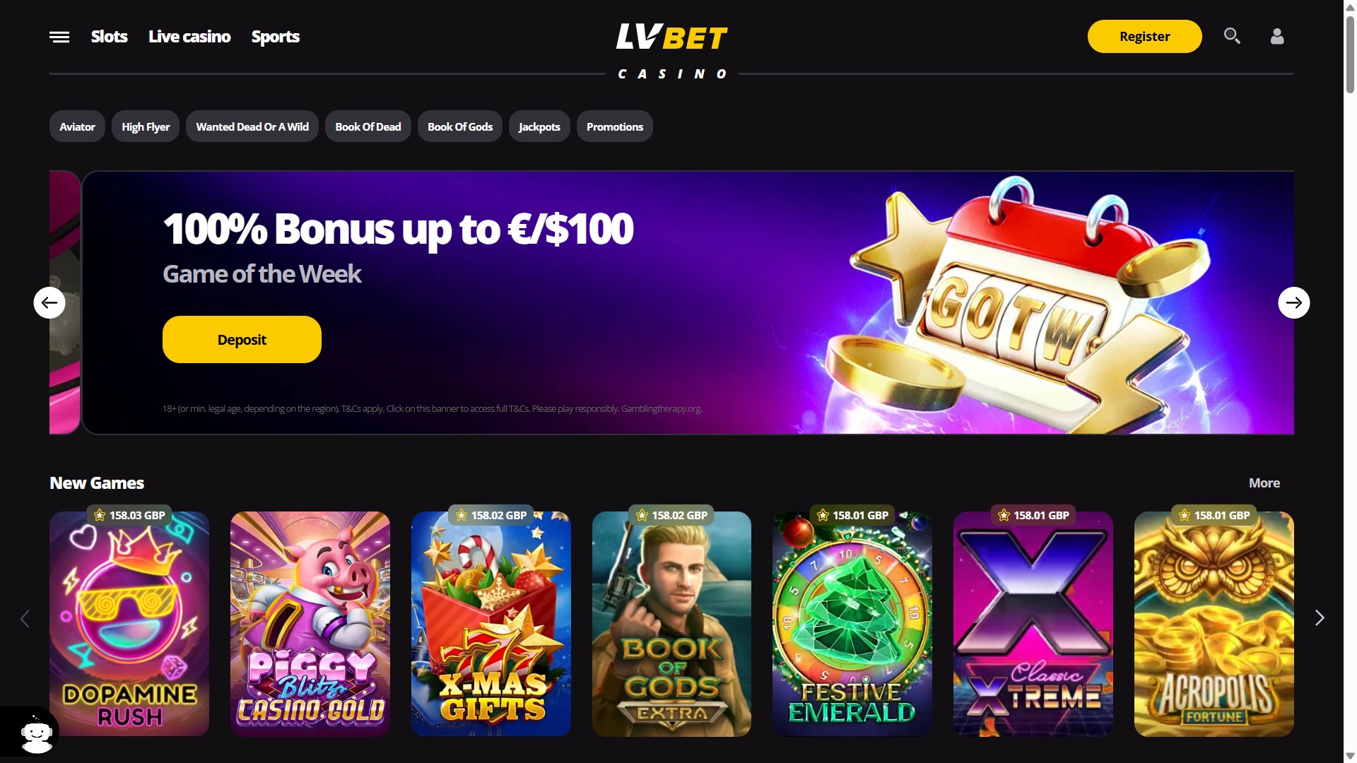 LVBET screenshot 1