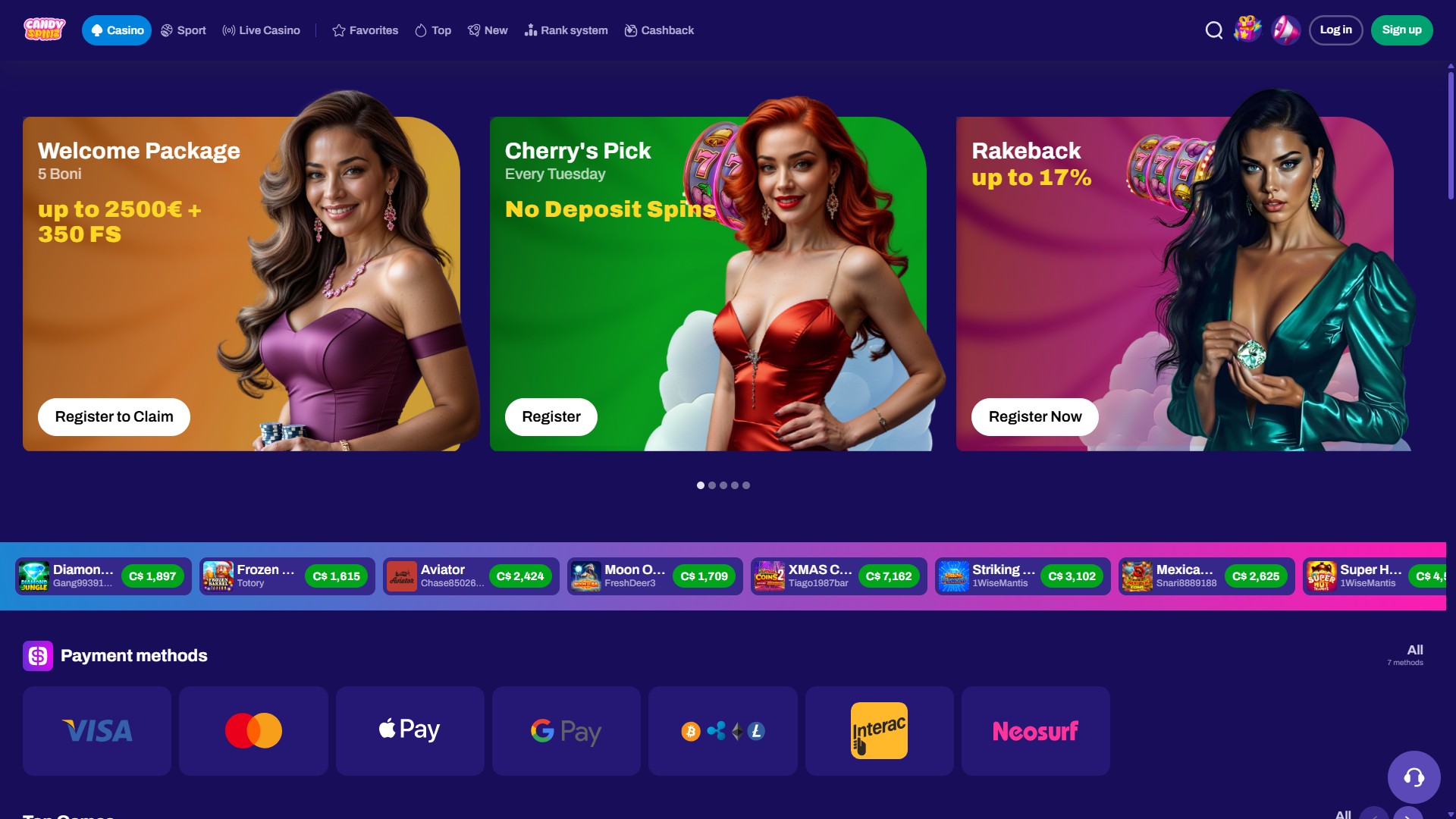 Candy Spinz screenshot 1