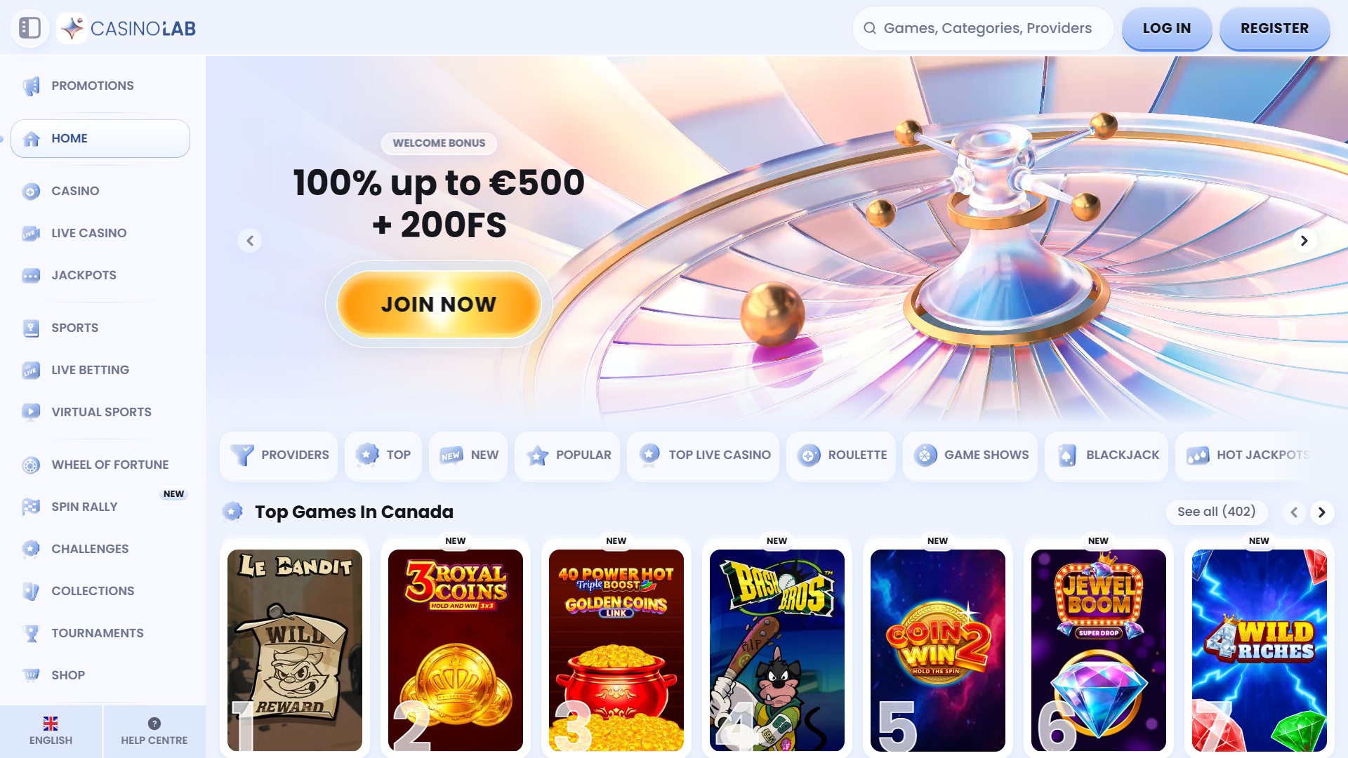 CasinoLab screenshot 1