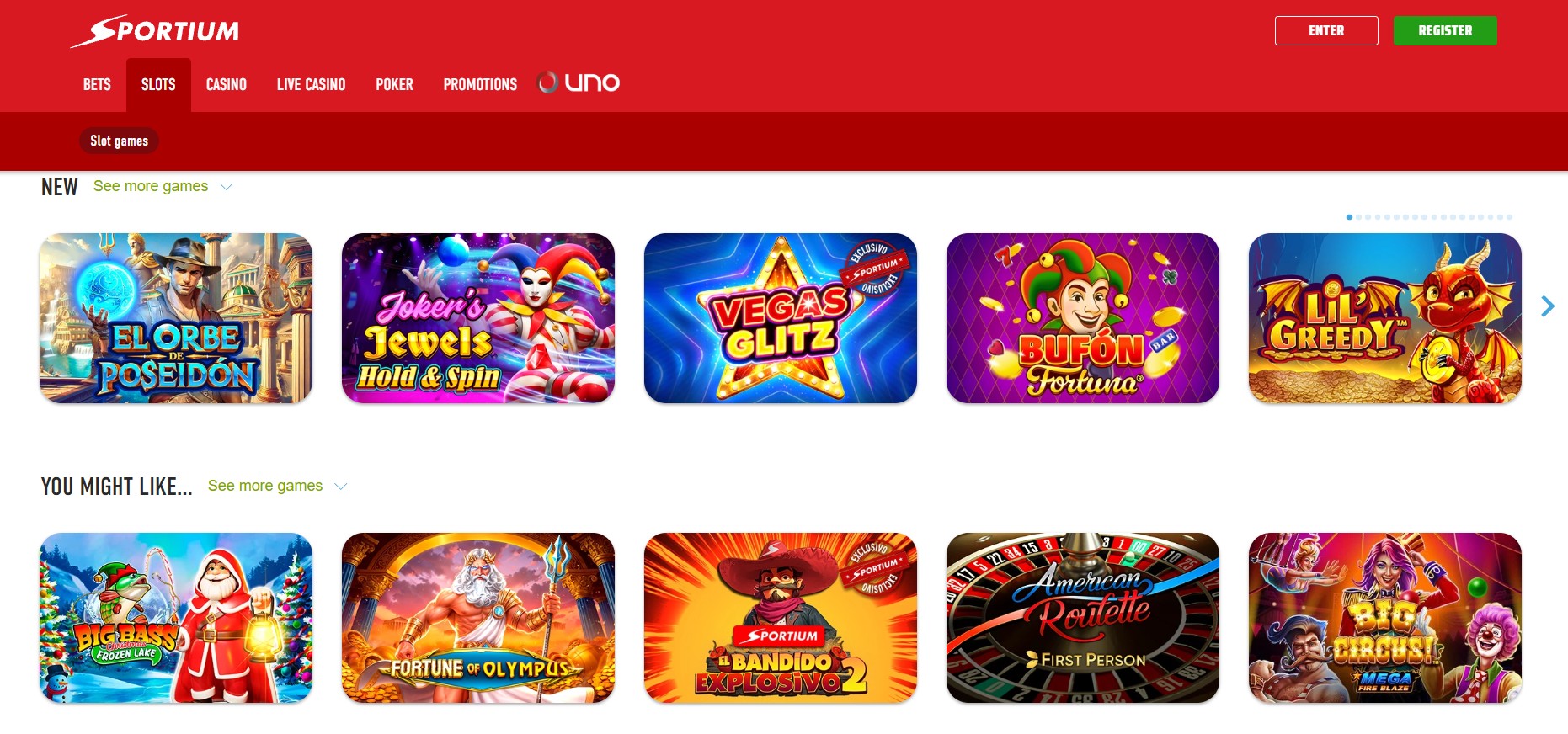 Sportium screenshot 2