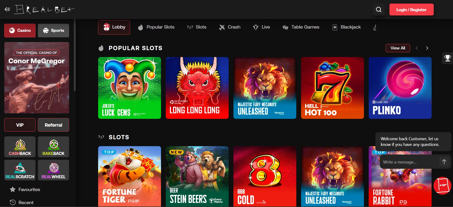 RealBet screenshot 2