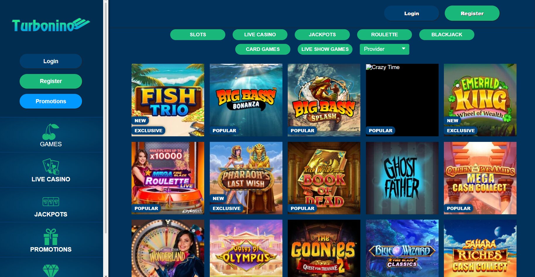 Turbonino screenshot 2