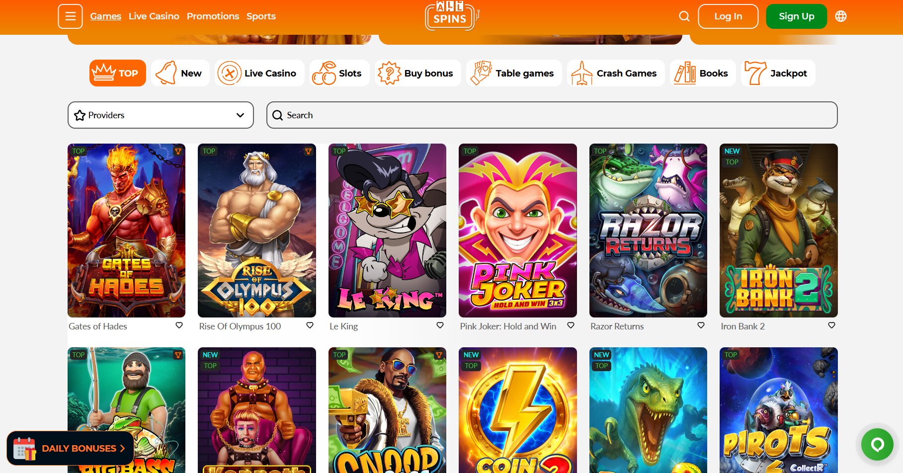 All Spins screenshot 2