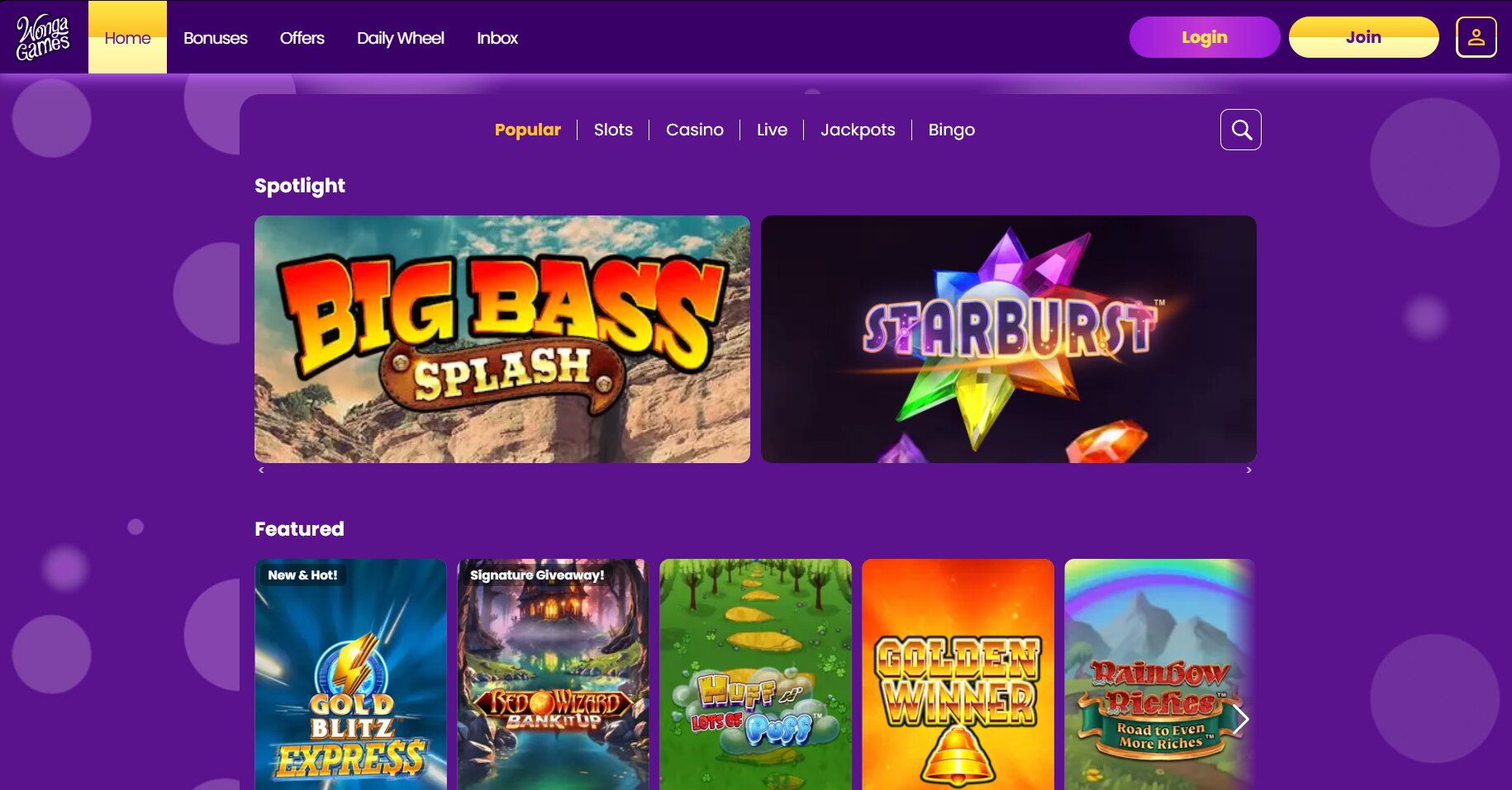 Wonga Games screenshot 2