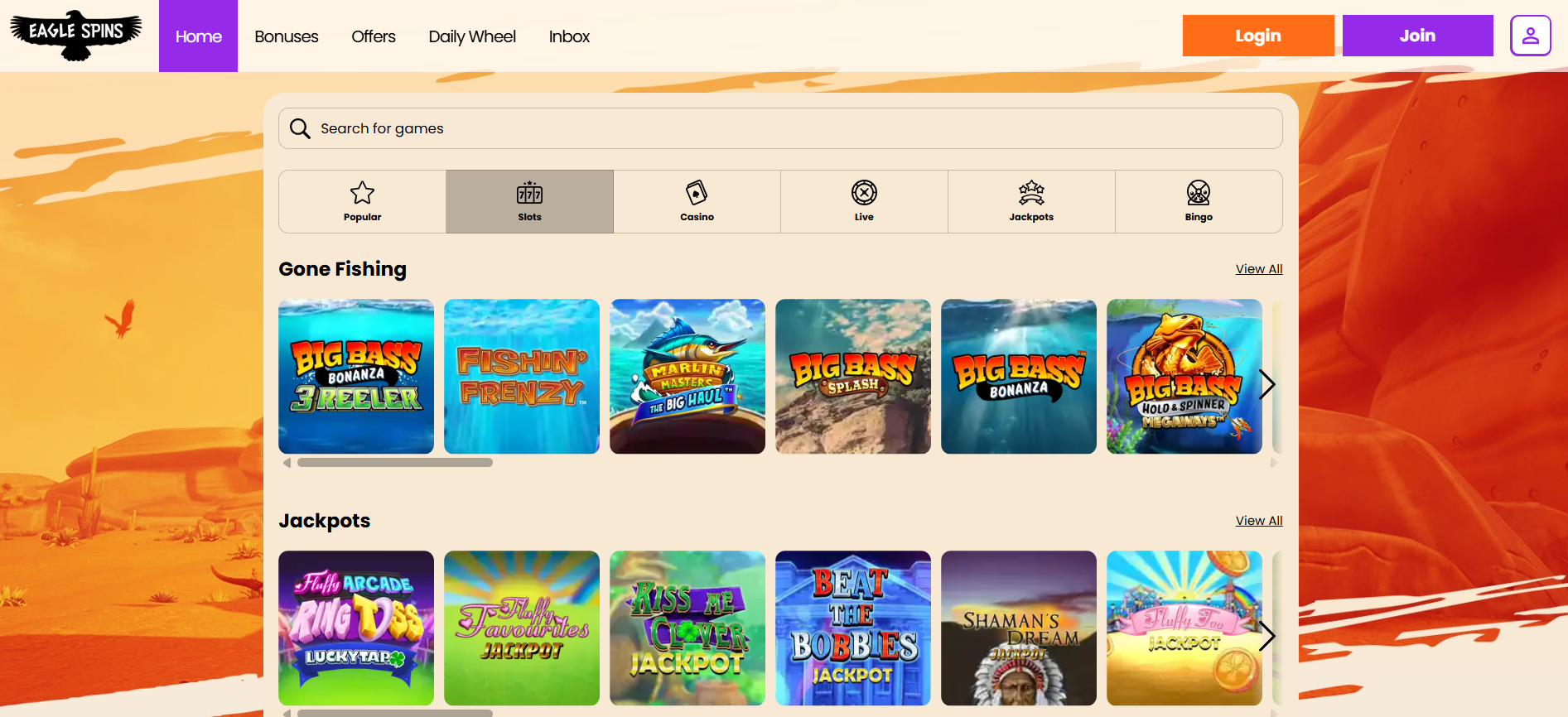 Eagle Spins screenshot 2