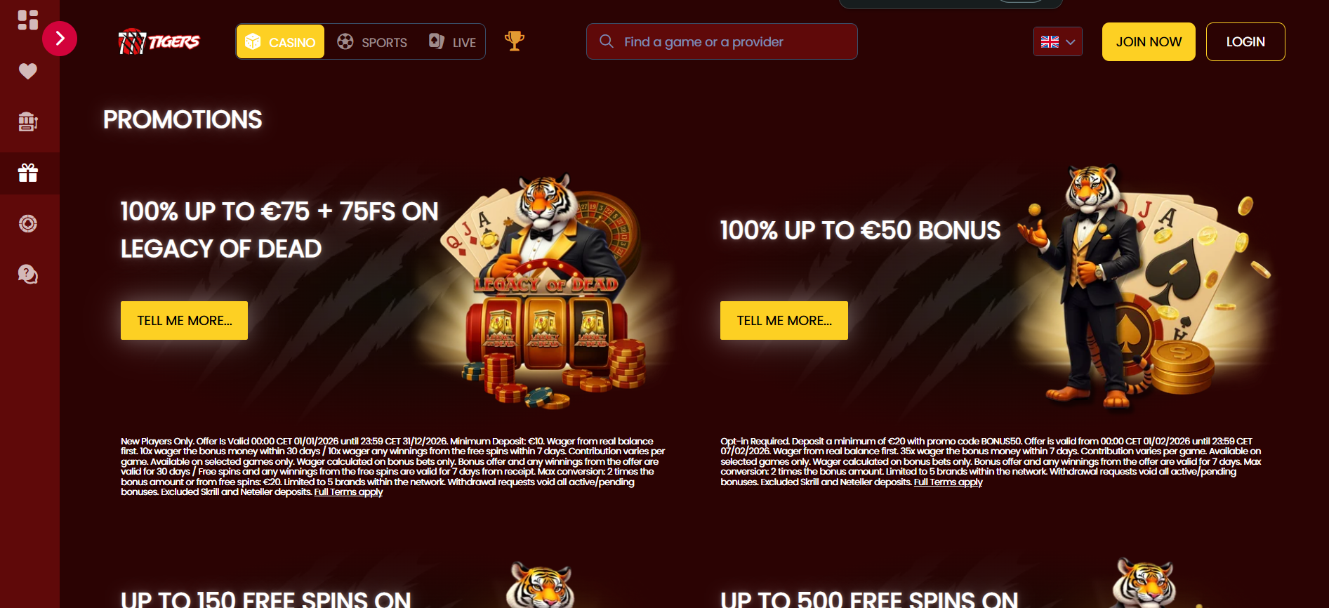 777Tigers screenshot 2