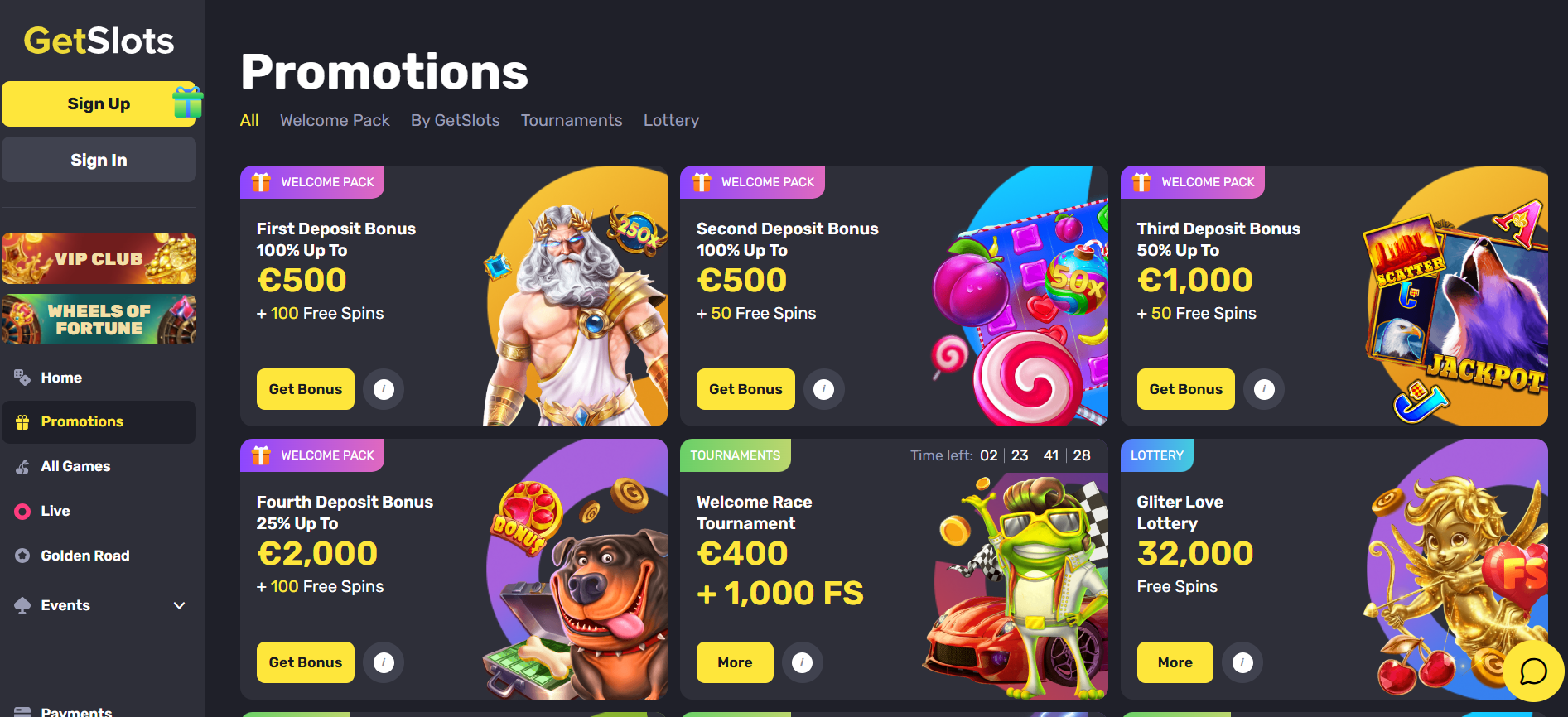 GetSlots screenshot 2