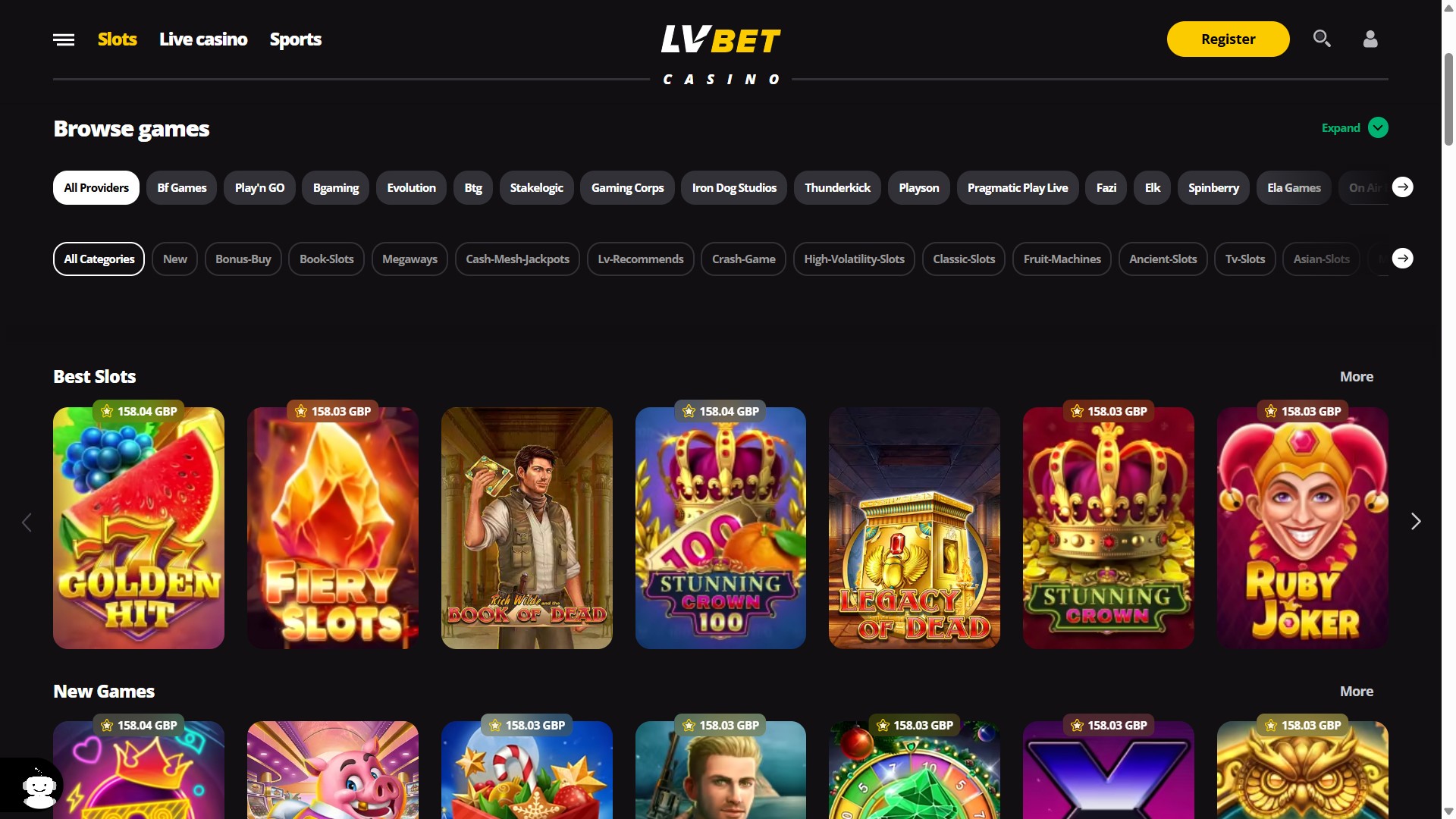 LVBET screenshot 2