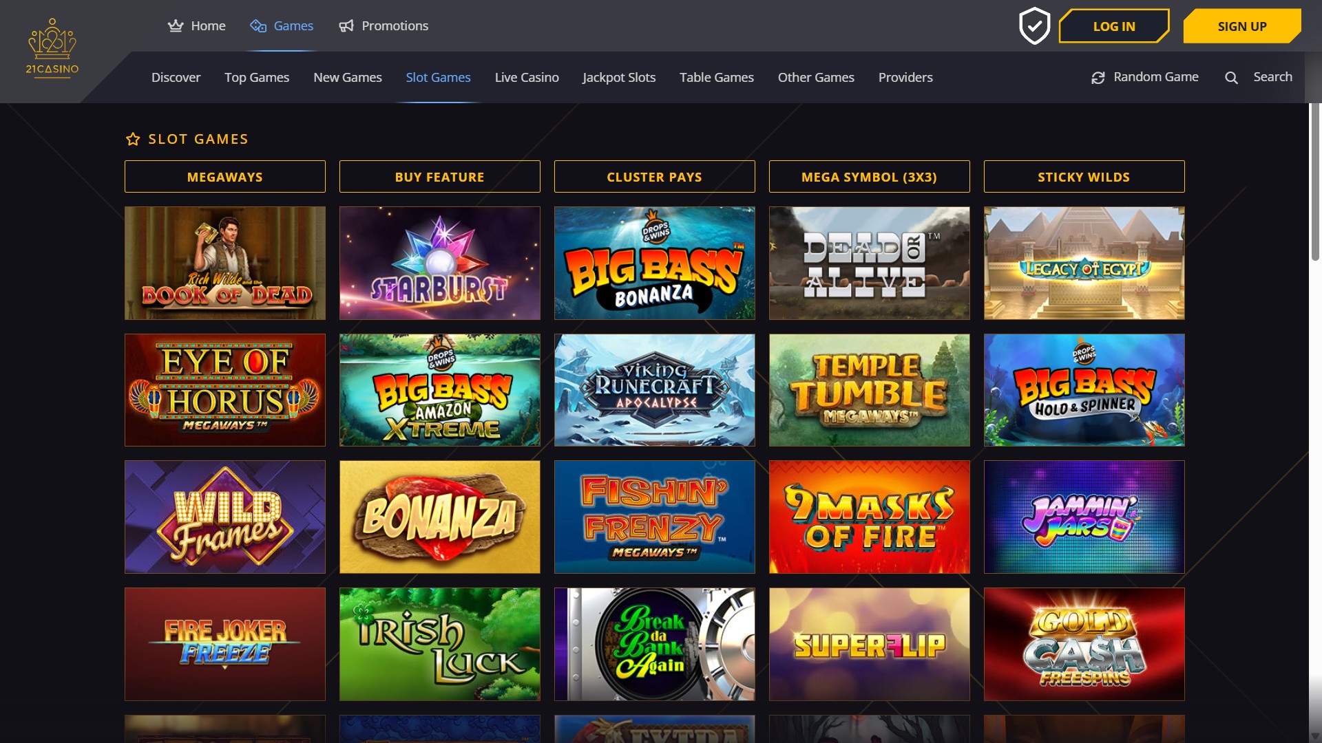 21Casino screenshot 2