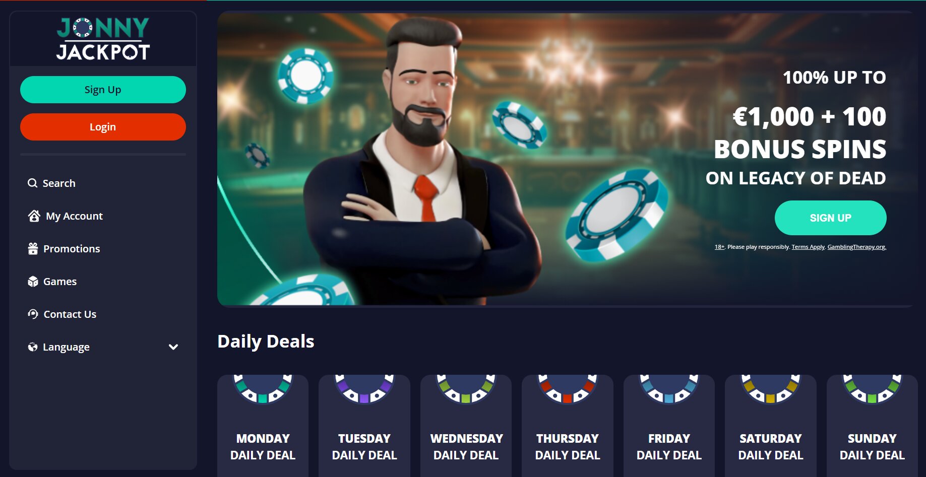 Jonny Jackpot screenshot 3