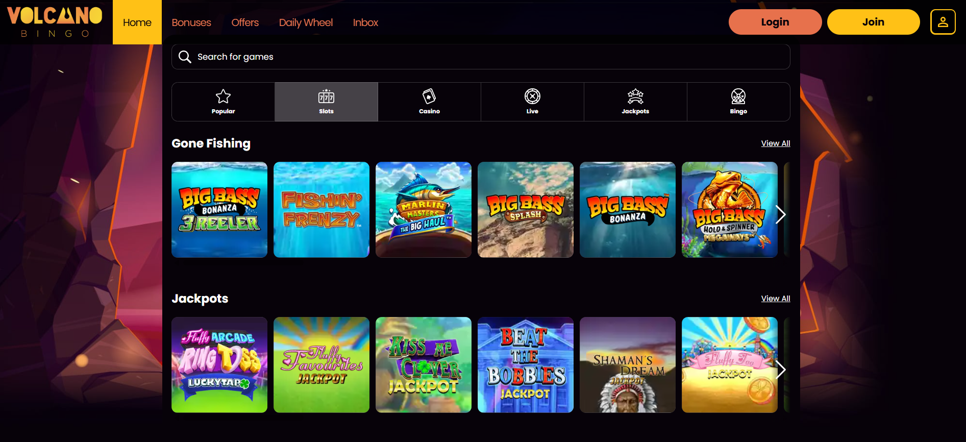 Volcano Bingo screenshot 3