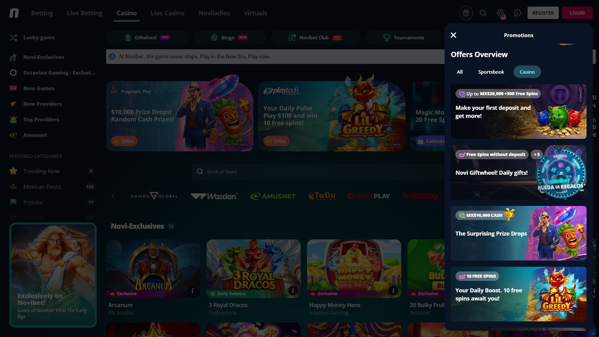 Novibet screenshot 3