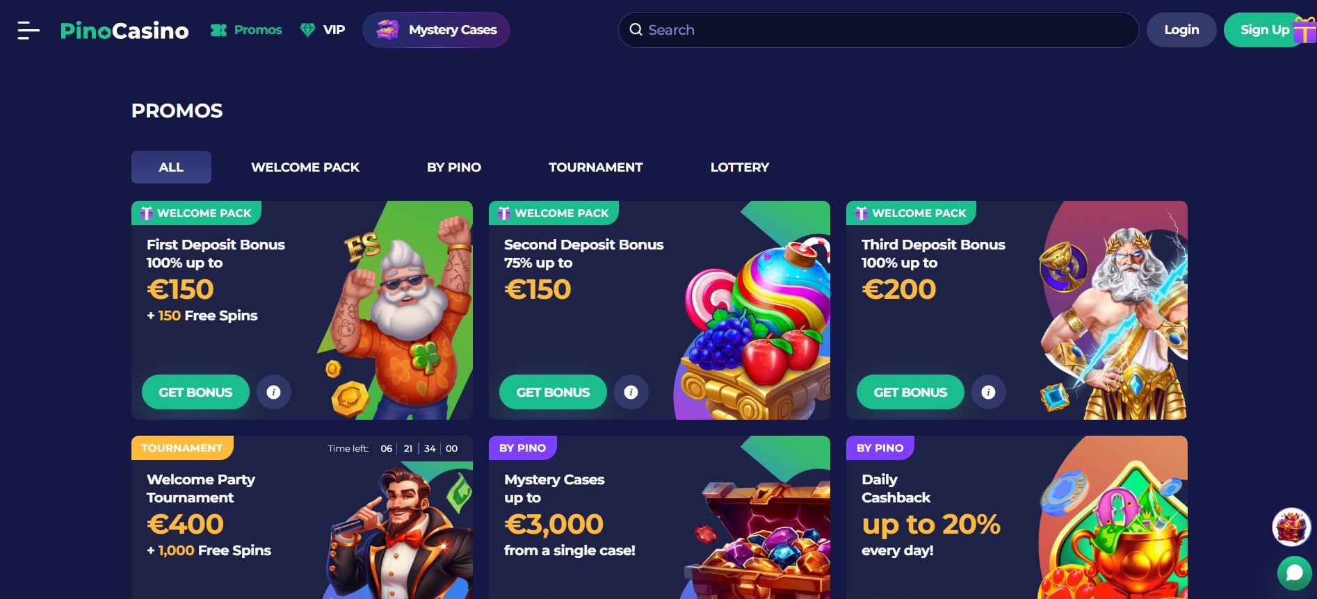 PinoCasino screenshot 3