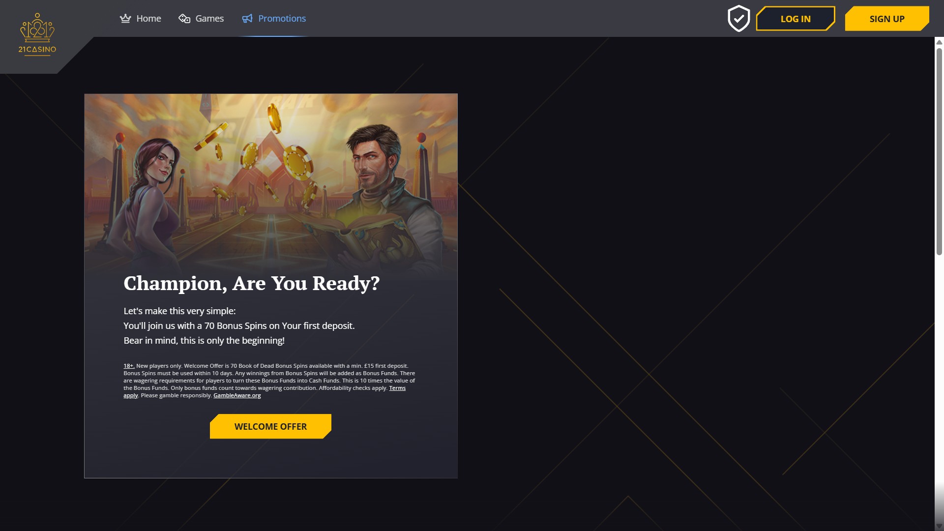 21Casino screenshot 3