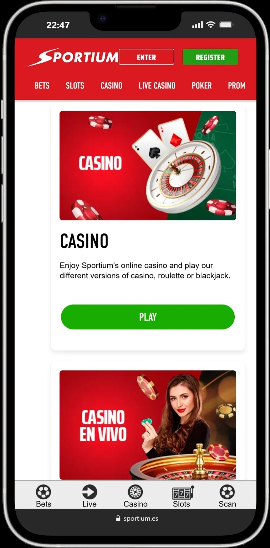 Sportium screenshot 4