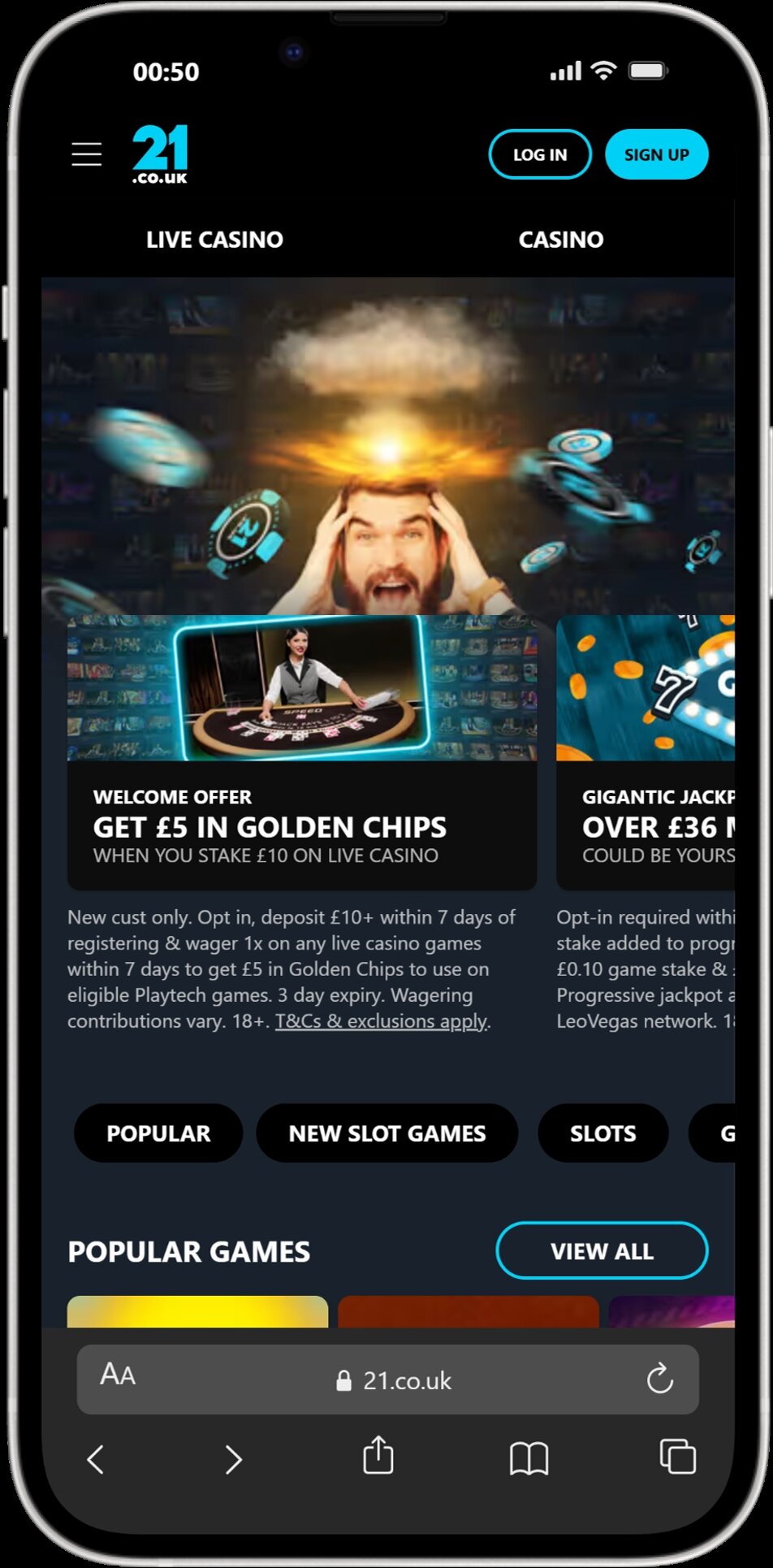 21.co.uk screenshot 4