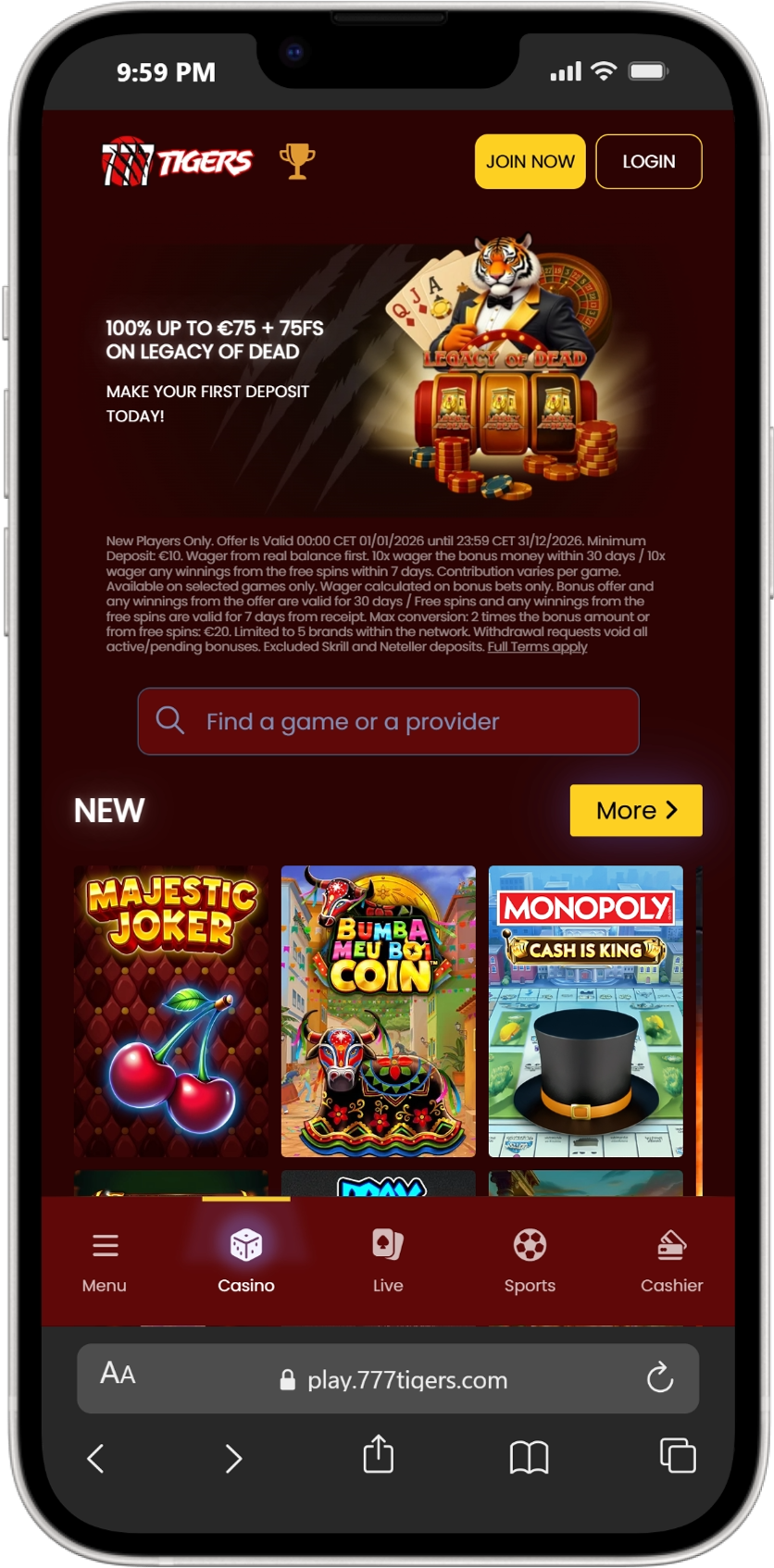 777Tigers screenshot 4