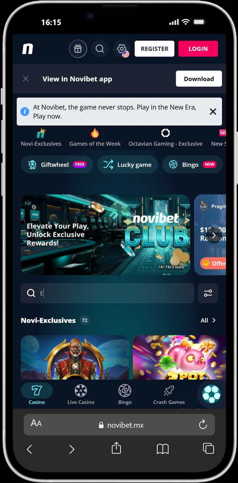 Novibet screenshot 4